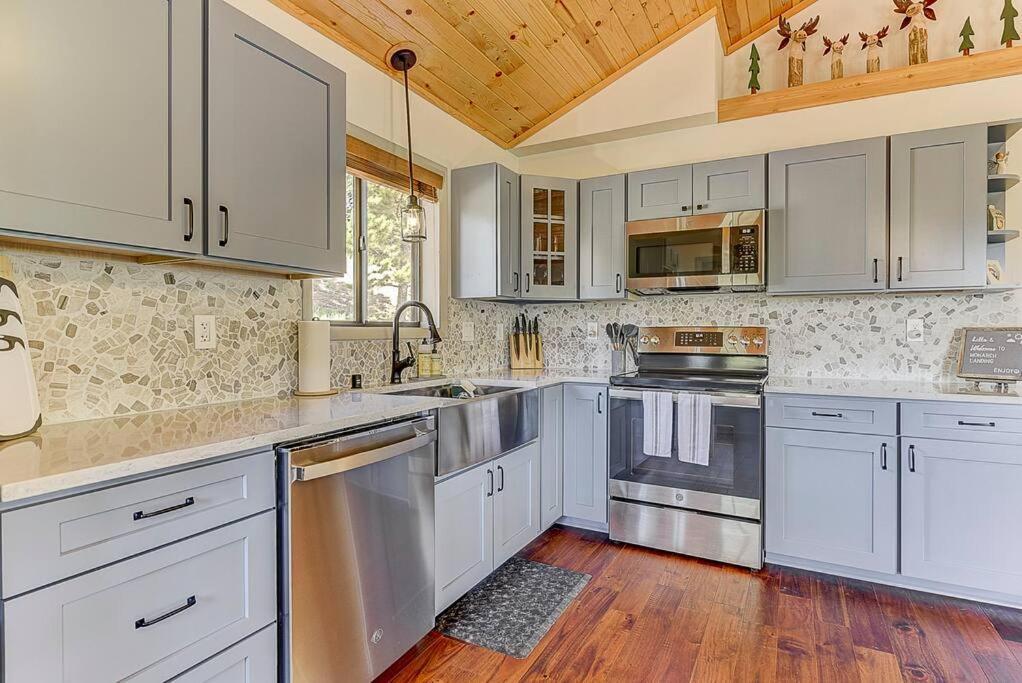 Monarch Landing, A Cozy Cabin W/360 Mountain Views คริปเปิล ครีก ภายนอก รูปภาพ
