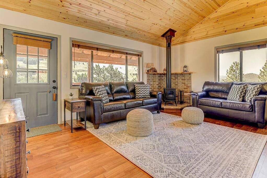 Monarch Landing, A Cozy Cabin W/360 Mountain Views คริปเปิล ครีก ภายนอก รูปภาพ